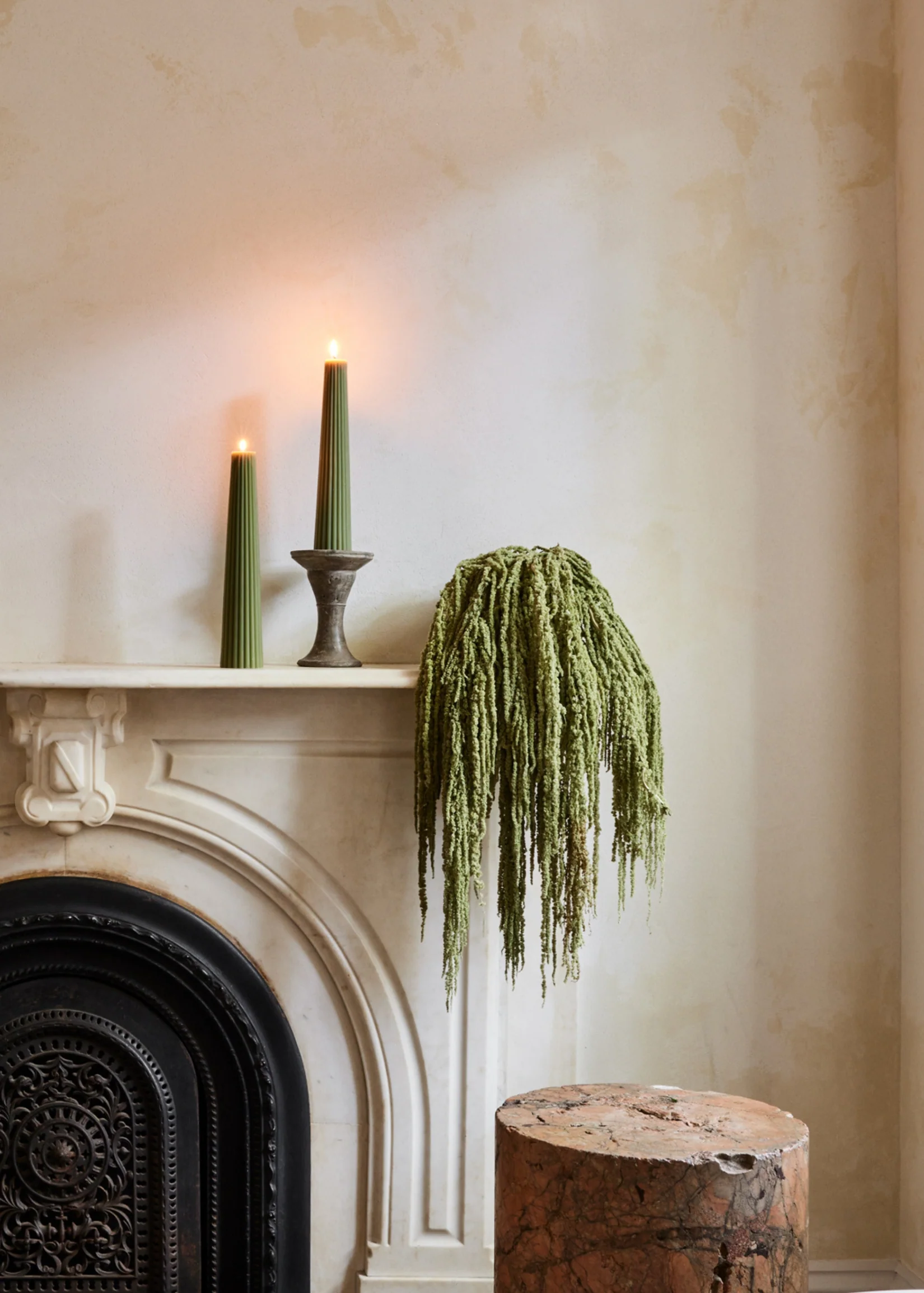 Green Preserved Hanging Amaranthus Flowers - 32-40" - Image 2