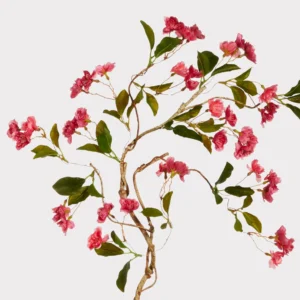 Artificial Blooming Cherry Blossom Branch in Pink - 35"
