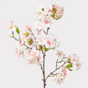 Pink Fake Cherry Blossom Branch Pick - 18"